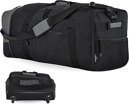Travelers Club 32-inch Collapsible Expandable Travel Rolling Duffel Bag